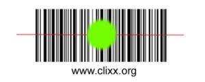 Barcode-Scanner mit Zielkennzeichnung